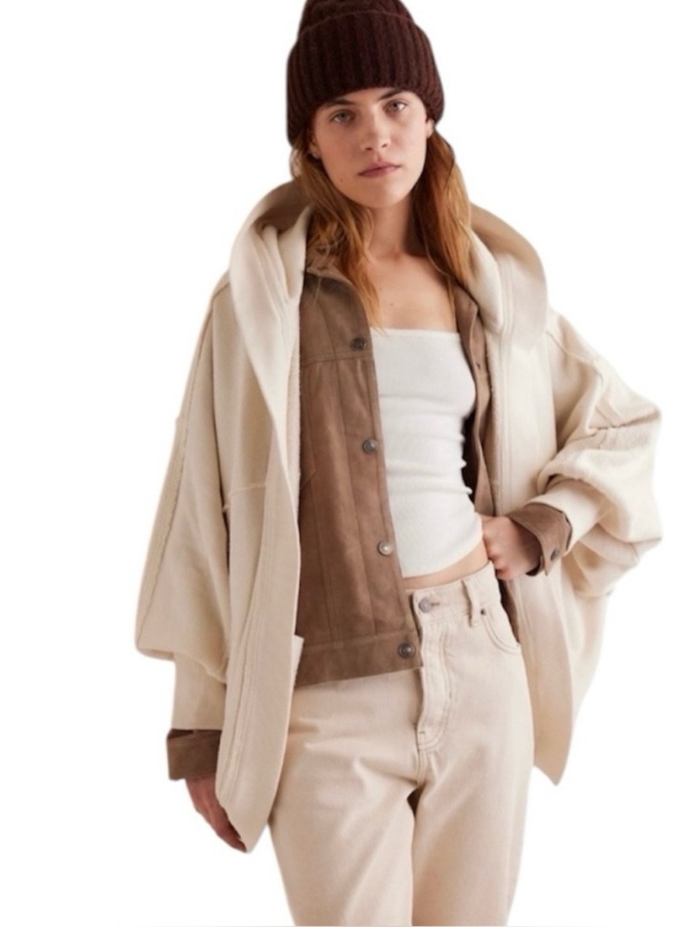 Free People Forever Yours Cardi Sweatshirt